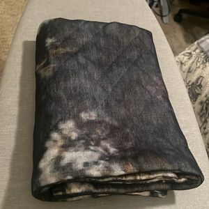 Watercolor quilted infinity scarf